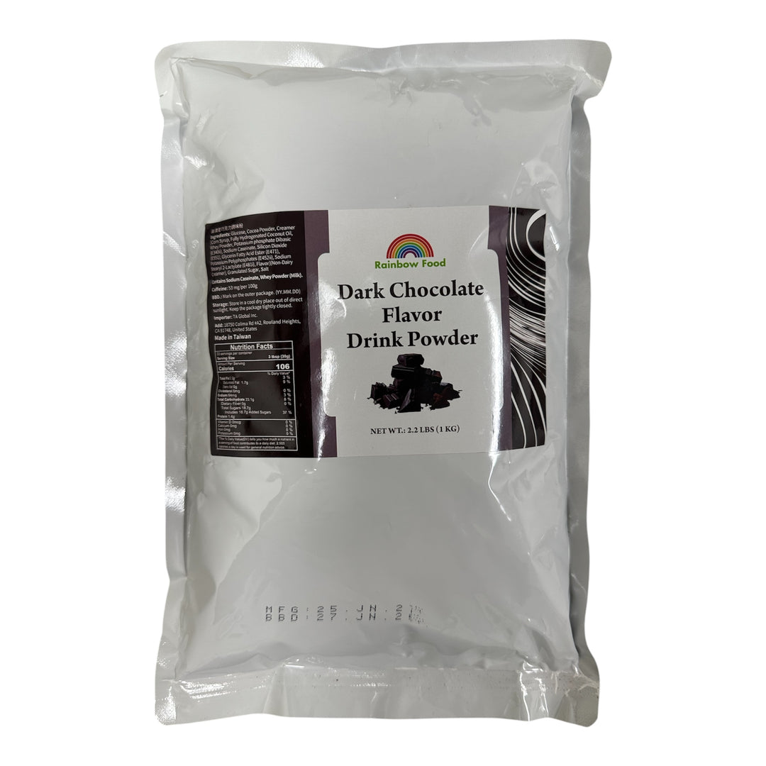 chocolate flavored milk tea powders