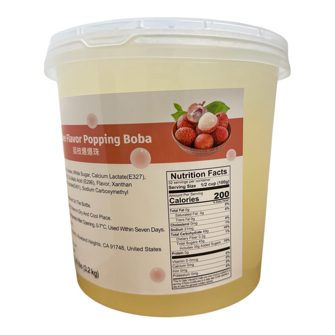 Lychee Popping Bobas